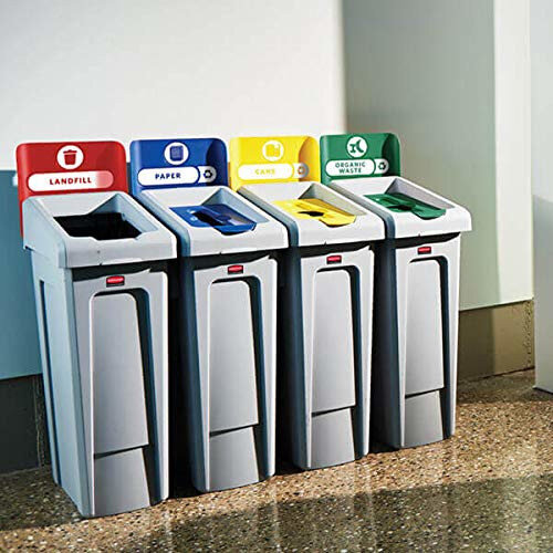 Rubbermaid Slim Jim Recycling Station Starter Kit Additional Image 11