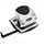 Rexel P225 Metal 2 Hole Punch, Silver & Black, with Nameplate, 25 Sheet Capacity - Heavy Duty Office Punch for Precise Holes Additional Image 1