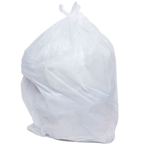 Safewrap Standard Bin Liners - 50L - White - 20 per Roll - Full Bag Standing 