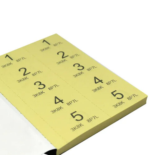 Cloakroom and Raffle Tickets Numbered 1-500 Assorted Colours Pack 12 Silvine CRT500