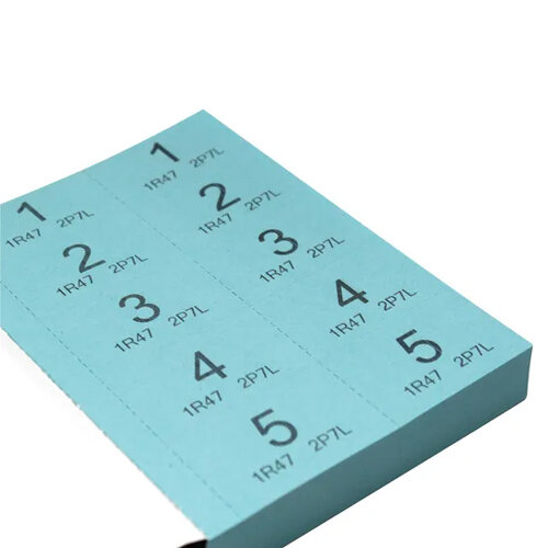 Silvine Cloakroom and Raffle Tickets 1-1000 (6 Pack) CRT1000