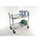 Chrome Basket Shelf Trolley Two Tier Trolley Shelf Width 1219Mm Capacity 200kg Additional Image 1