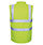 Hi Vis Reversable Body Warmer Fleece Lined Large Yellow Additional Image 2