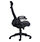 Tuscan high back managers chair with head support - black leather faced Additional Image 2