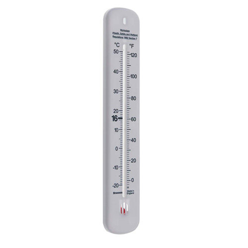 Basic Thermometer for Home or Workplace Alcohol in Glass Tube