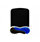 Kensington Duo Gel Mouse Wristrest Wave - Mouse pad with wrist pillow - black, blue
