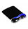 Kensington Duo Gel Mouse Wristrest Wave - Mouse pad with wrist pillow - black, blue