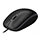 Logitech B100 - Mouse - right and left-handed - optical - 3 buttons - wired - USB - black