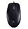 Logitech B100 - Mouse - right and left-handed - optical - 3 buttons - wired - USB - black