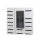 Ergotron Zip40 - Cart charge and management for 40 tablets / notebooks - lockable - steel - grey, white - screen size: up to 15.6"