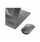 Lenovo ThinkPad Silent - Mouse - right and left-handed - blue optical - 3 buttons - wireless - Bluetooth 5.0 - iron grey - retail - for ThinkCentre M80; ThinkPad P14s Gen 2; X13 Gen 2; V14 IGL; Yoga Slim 7 Pro 14