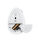 Logitech Lift Vertical Ergonomic Mouse - Vertical mouse - ergonomic - optical - 6 buttons - wireless - Bluetooth, 2.4 GHz - Logitech Logi Bolt USB receiver - off-white
