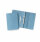 Exacompta Pocket Spring File Manilla Foolscap 285gsm Blue (Pack 25)