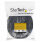 StarTech.com 25ft Hook and Loop Roll - Cut-to-Size Reusable Cable Ties - Bulk Industrial Wire Fastener Tape /Adjustable Fabric Wraps Black / Resuable Self Gripping Cable Management Straps