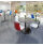 Gecko shell dining stool with chrome legs - orange