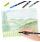 Tombow ABT Dual Brush Pen 2 Tips Primary Assorted Colours (Pack 18)