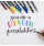 Tombow ABT Dual Brush Pen 2 Tips Secondary Assorted Colours (Pack 18)