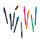 Tombow Creative Study Kit includes 1x Reporter 4 Colour Ballpoint Pen 4x Mono Edge Highlighters and 4x TwinTone Fibre Tipped Pens - STUD-SET