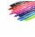 Tombow TwinTone Dual Tip Marker 0.8mm and 0.3mm Line Bright Assorted Colours (Pack 12)