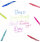 Tombow TwinTone Dual Tip Marker 0.8mm and 0.3mm Line Bright Assorted Colours (Pack 12)