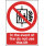Safety Sign In The Event of Fire Do Not Use This Lift FR08651R