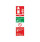 Safety Sign Fire Extinguisher Water 300x100mm PVC FR09425R