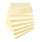 5 Star Office Re-Move Notes Repositionable Pad of 100 Sheets 76x76mm Yellow [Pack 12] - stacked pads
