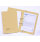 Exacompta Guildhall Heavyweight Transfer Spiral Pocket File Foolscap Yellow (Pack of 25) 211/6003