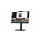 Lenovo ThinkCentre Tiny-In-One 22 LED display 54.6 cm (21.5") 1920 x 1080 pixels Full HD Touchscreen Black