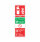 Safety Sign Fire Extinguisher Water For Use On PVC 300x100mm Rigid PVC F100/R