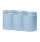 2Work 1-Ply Centrefeed Roll 300m Blue (6 Pack) KF03803