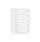 Q-Connect 1-5 Index Multi-punched Polypropylene White A4 KF01352