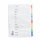 Q-Connect Multi-Punched January-December Reinforced Multi-Colour A4 Index Pre-Printed Tabs KF01524