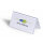 Durable Table Place Name Holder 52x100mm Transparent (Pack 25) - 805119