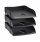 Avery Eco Letter Tray Stackable A4/Foolscap Portrait Black - DR100BLK