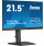 iiyama ProLite XUB2293HSU-B7 computer monitor 54.6 cm (21.5") 1920 x 1080 pixels Full HD LED Black
