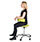 Saturn Ergonomic Stool - Shown In Green