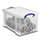 Plastic Storage Box 48 Litre Stackable Clear Really Useful Additional Image 1