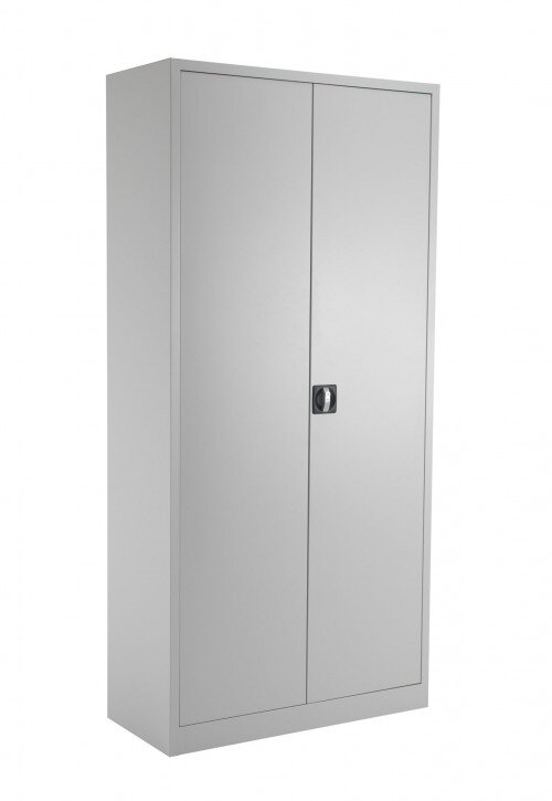 Steel Double Door Cupboard 1950 mm H x 19140 mm W x 400 mm D in Grey Additional Image 6