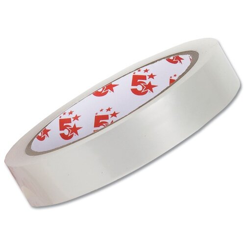 Easy Tear Clear Tape Rolls 19mm x 66m Pack 8 5 Star