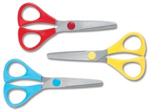 School Scissors with Plastic Handles Assorted Pack 30 5 Star