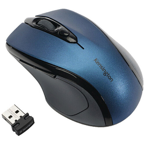 Kensington Pro Fit Wireless Mouse Mid-Size Optical Blue K72421WW