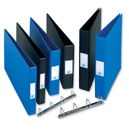 Elba 4D-Ring Binder PVC A3 30mm Upright Blue