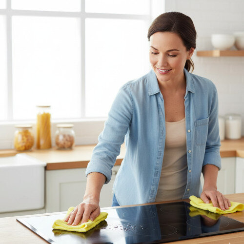 Yellow Microfibre Cleaning Cloths Pack of 10