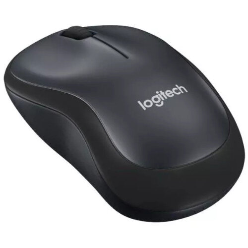 Logitech M220 Optical, Wireless Computer Mouse - RF Radio Frequency 2.4GHz, USB Dongle - Windows and Mac Compatible - Colour: Grey