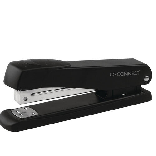 Q-Connect Metal Stapler Full Strip Black