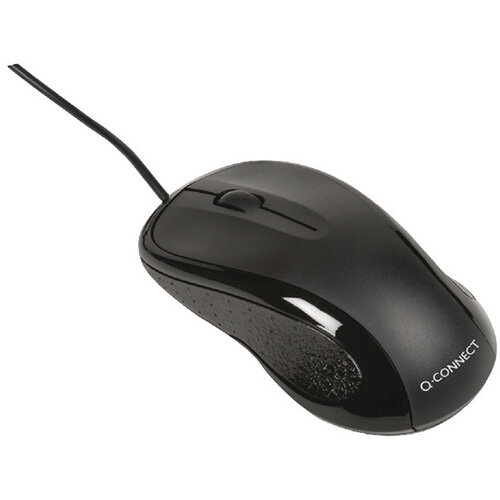 Q-Connect Scroll Wheel Mouse Black KF04368