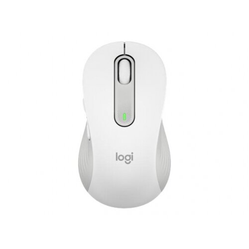 Logitech Signature M650 L for Business - Mouse - right-handed - 5 buttons - wireless - Bluetooth, 2.4 GHz - Logitech Logi Bolt USB receiver - off-white