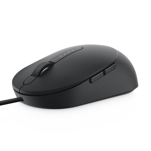 Dell MS3220 Wired Laser Mouse - 5 Buttons, USB 2.0, Black, Includes 3-Year Advanced Exchange Service - for Latitude 5310, 5400; OptiPlex 5480, 70XX; Precision Mobile Workstation 7750; Vostro 35XX