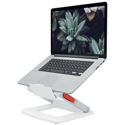 Leitz Ergo Adjustable Multi-Angle Laptop Stand White 258x45x253mm 64240001